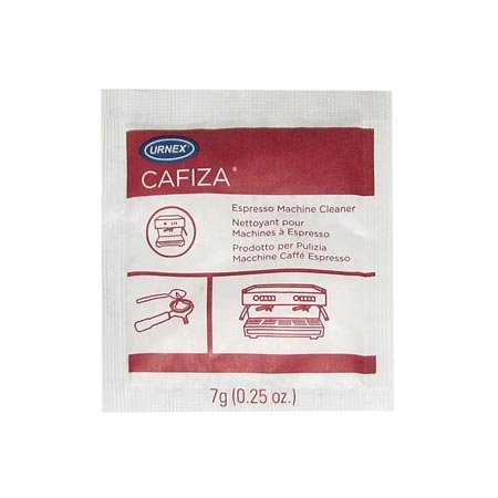 חומר ניקוי אבנית cafiza למכונת קפה 7 גרם
